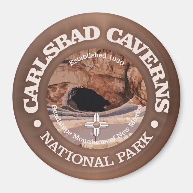 Carlsbad Caverns NP (rd) 2 Magnet (Vorne)