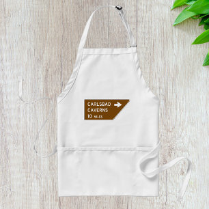 Carlsbad Caverns Zeichen Schürze