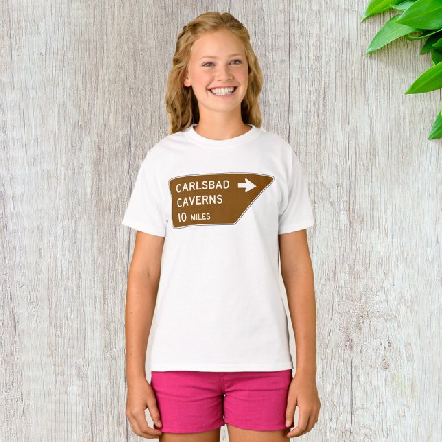 Carlsbad Caverns Zeichen T-Shirt (Von Creator hochgeladen)