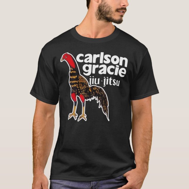 Carlson Gracie Team Logo Rooster Essential  T-Shirt (Vorderseite)