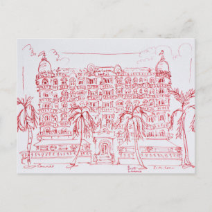Carlton Hotel, Cannes, Frankreich Postkarte