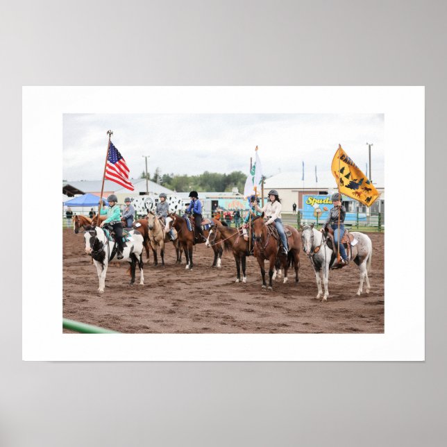 Carlton Landkreis 4H Pferdeparade Poster (Vorne)