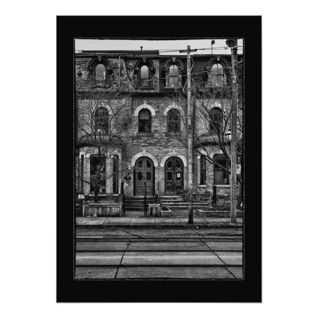 Carlton Street Nr. 3 mit Border Fotodruck (Vorne)