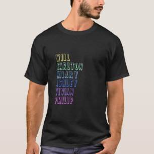 Carlton Will Ashley Vivian Philip Hilary Frische L T-Shirt