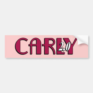 Carly 2,0 Autoaufkleber