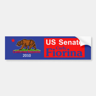 Carly Fiorina Autoaufkleber 2010