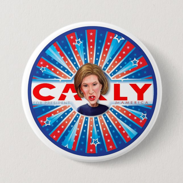 Carly Fiorina für Amerika Button (Vorderseite)