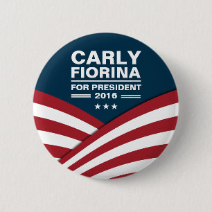Carly Fiorina für Präsidenten 2016 Button
