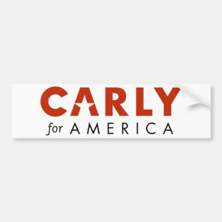 CARLY FIORINA für PräsidentenAutoaufkleber 2016 Autoaufkleber
