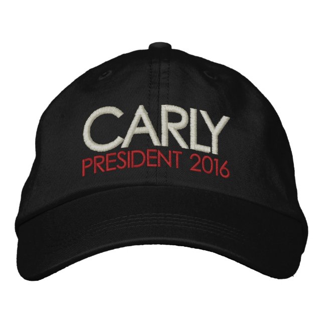 CARLY FIORINA Präsident 2016 Bestickte Kappe (Vorderseite)