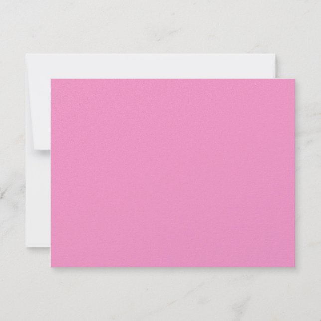 Carly Rebecca Bat mitzvah RSVP Pink Nom Acrostique (Devant)