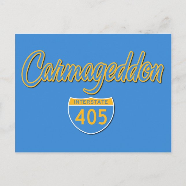 Carmageddon Postkarte (Vorderseite)