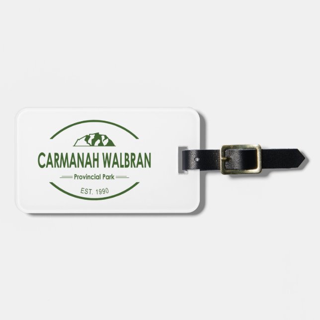 Carmanah Walbran Provincial Park Gepäckanhänger (Vorderseite horizontal)