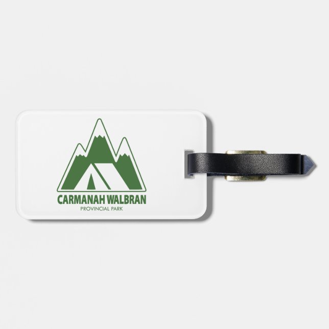 Carmanah Walbran Provincial Park Mountains Camping Gepäckanhänger (Rückseite horizontal)