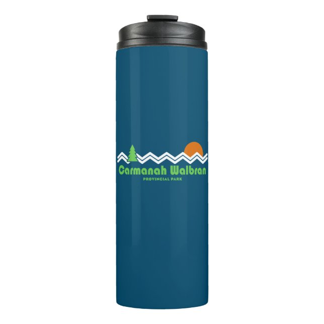 Carmanah Walbran Provincial Park Retro Thermosbecher (Vorderseite)