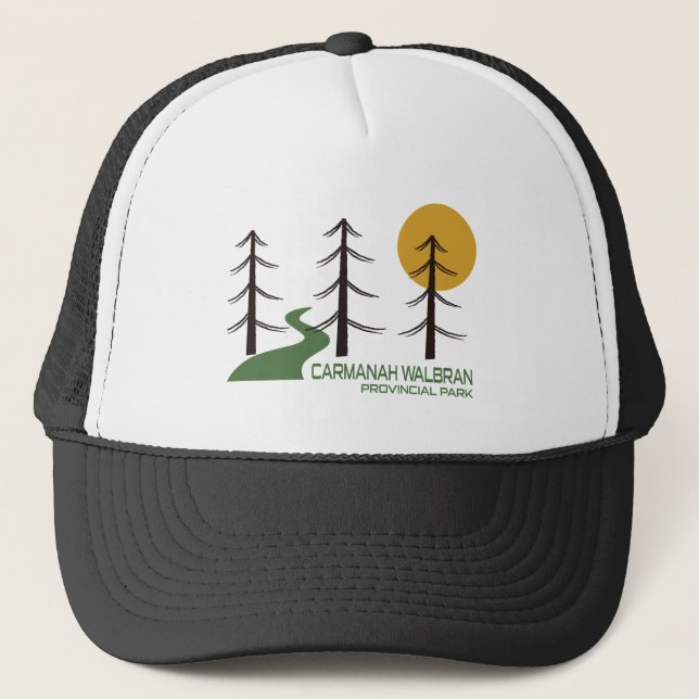 Carmanah Walbran Provincial Park Trail Truckerkappe (Vorderseite)