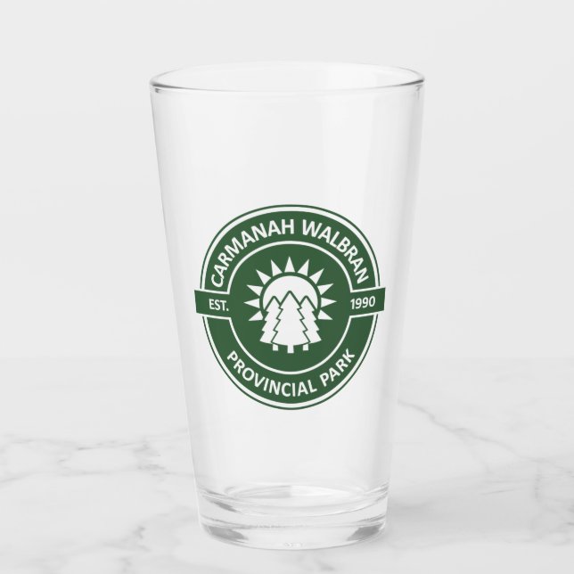 Carmanah Walbran Provincial Sun Trees Glas (Vorderseite)