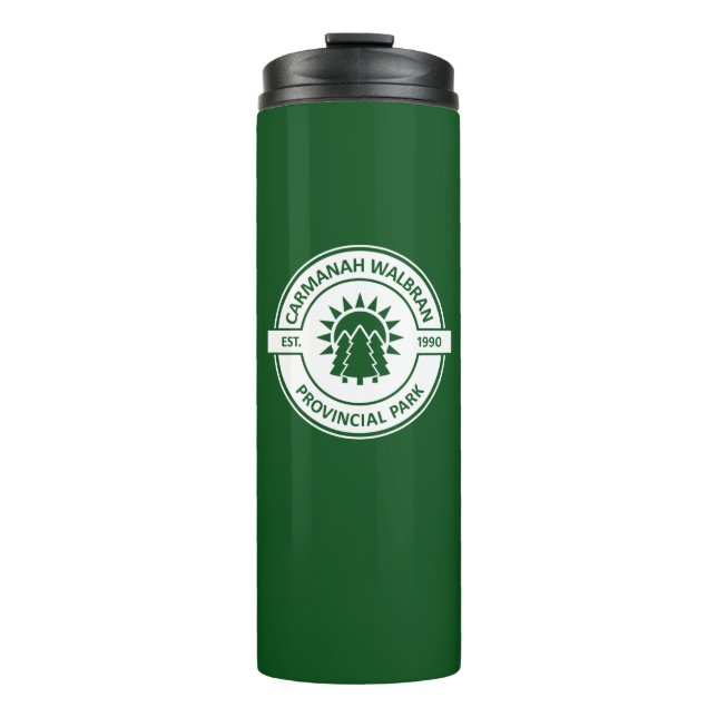 Carmanah Walbran Provincial Sun Trees Thermosbecher (Vorderseite)