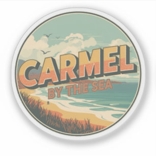 Carmel am Meer Strand Kalifornien Pazifikküste Aufkleber