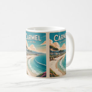 Carmel am Meeresstrand Kalifornien Pazifikküste Kaffeetasse