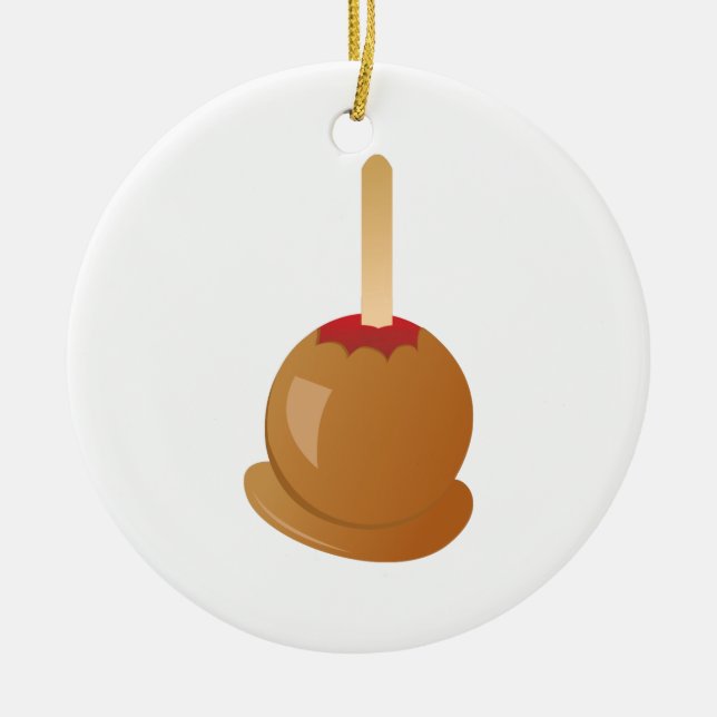 Carmel Apple Keramik Ornament (Vorne)