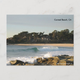 Carmel Beach von John Oven Postkarte
