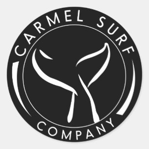 Carmel Brandungs-Kreis-Aufkleber Runder Aufkleber