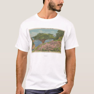 Carmel Bucht, CA - Ansicht "des alter Veteranen-" T-Shirt