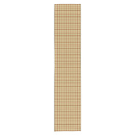 Carmel Burgundy Plaid Classic Pattern Table Runner Kurzer Tischläufer