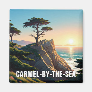 Carmel-by-the-sea-Allone-Zypresse Magnet