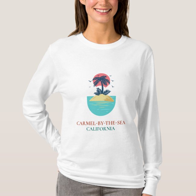 Carmel-by-the-Sea - California Long Sleeve T - Shi T-Shirt (Vorderseite)