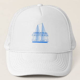 Carmel-by-the-Sea Coastal Nautical Sailing Sailor Truckerkappe