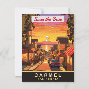Carmel by the Sea Invitation de mariage Californie
