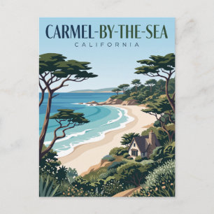 Carmel-by-the-Sea Kalifornien Postkarte