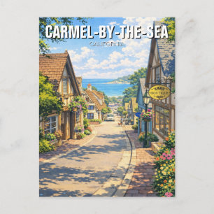 Carmel-by-the-sea  postkarte