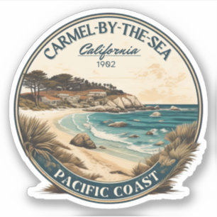 Carmel by the Sea Strand Kalifornien Pazifikküste Aufkleber