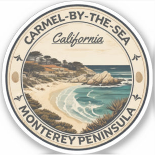 Carmel by the Sea Strand Kalifornien Pazifikküste Aufkleber