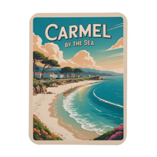 Carmel by the Sea Strand Kalifornien Pazifikküste Magnet