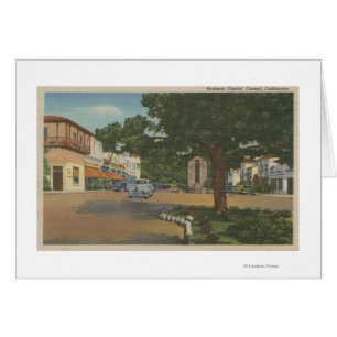 Carmel, CA - Business District Vue du centre-ville