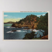 Carmel, CA - Rugged Coast on Point Lobos