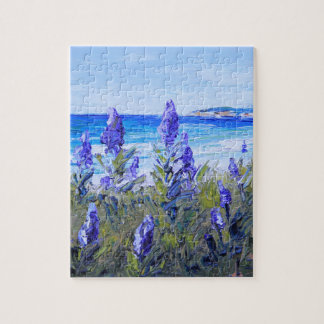 Carmel Kalifornien, Strand, Lupinen,