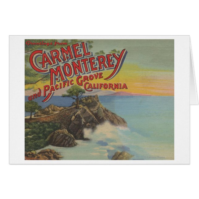 Carmel, Monterey & Pacific Grove, CA - Bienvenue (Devant horizontal)