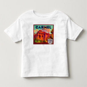 Carmel orange LabelEast Hochländer, CA Kleinkind T-shirt