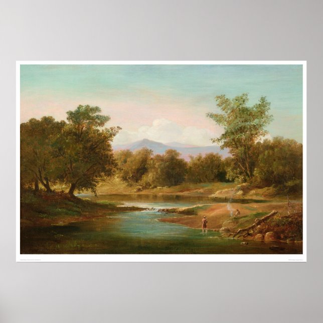 Carmel River Scene (0236A) Poster (Vorne)