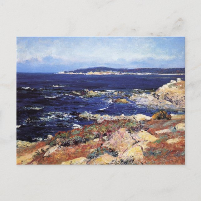 Carmel Seascape von Typ Orlando Rose Postkarte (Vorderseite)