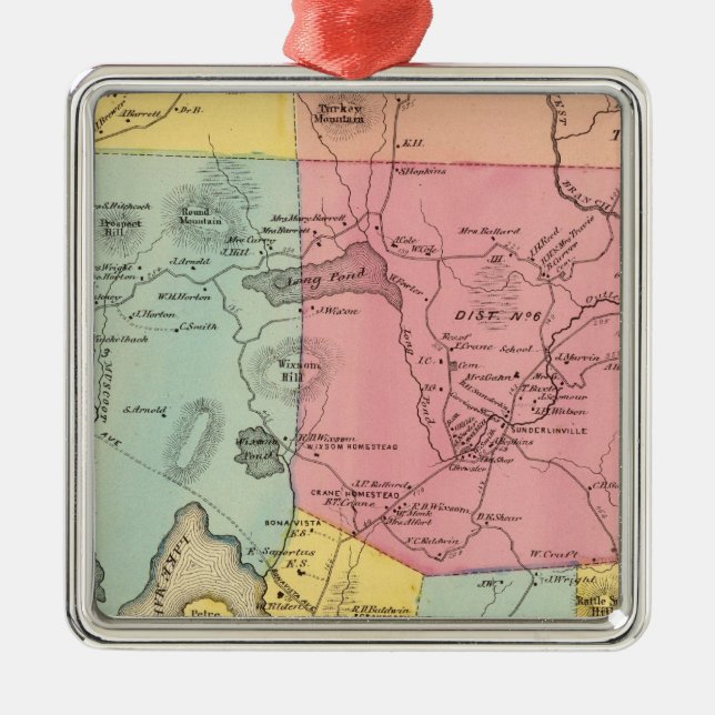 Carmel, Stadt Ornament Aus Metall (Vorne)