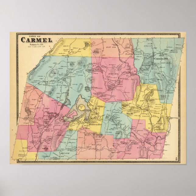 Carmel, Stadt Poster (Vorne)