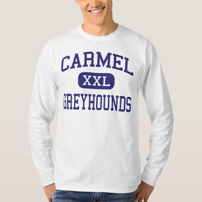 Carmel - Windhunde - Highschool - Carmel Indiana T-Shirt (Vorderseite)