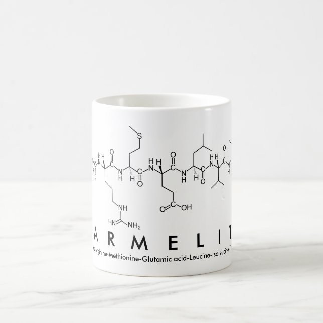 Carmelita nom peptide mug (Centre)