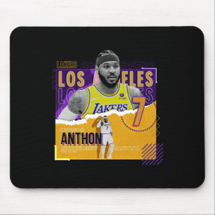 Carmelo-anthony -basketball-papier-plakat-lakers A Mousepad